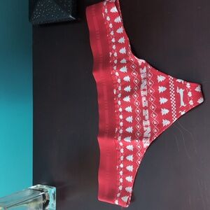VS Logo Holiday Thong